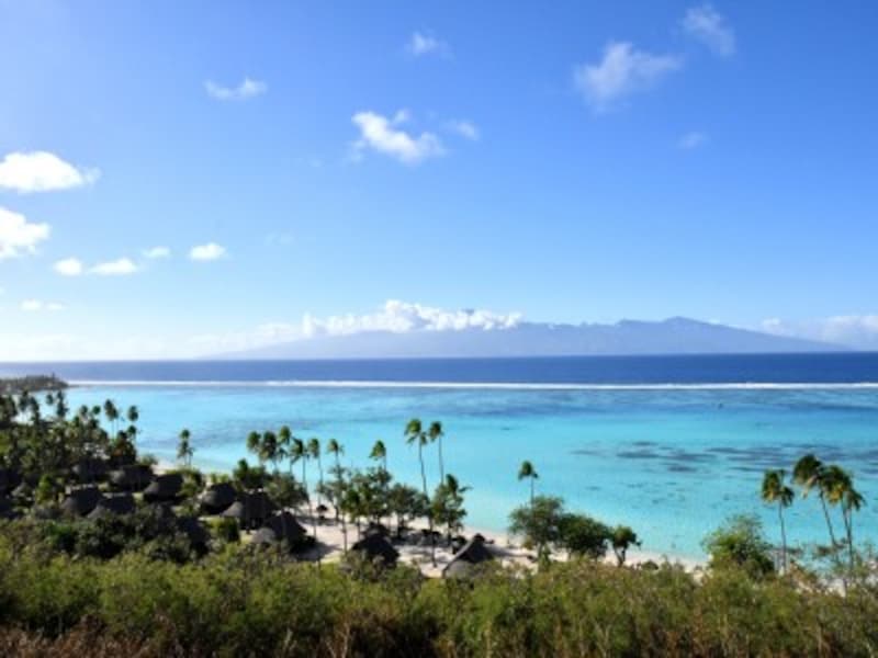 モーレア島からタヒチ島が一望できる、とっておきの眺望スポット
