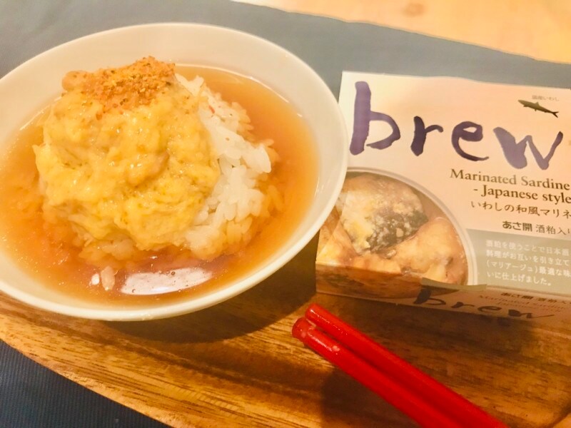 brew 3種セット（化粧箱入り）【ウニ入りホタテマヨネーズ】【青森シャモロックのアヒージョ】【いわしの和風マリネ】【あさ開酒粕入】2,095円  送料別
