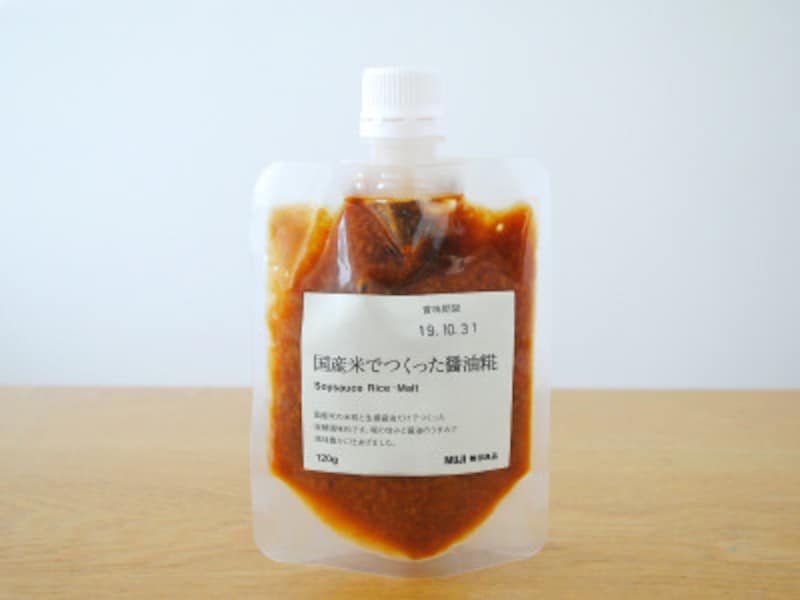 無印良品の国産米でつくった醤油糀