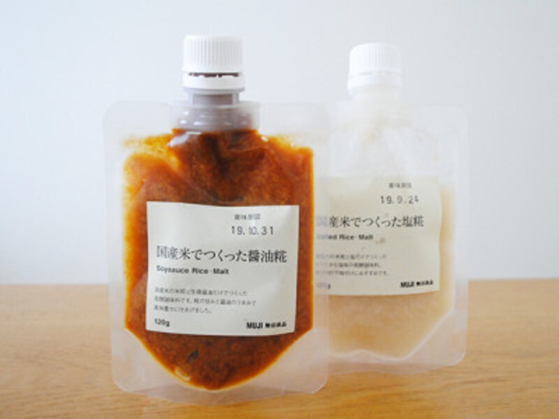 無印良品の国産米でつくった醤油糀
