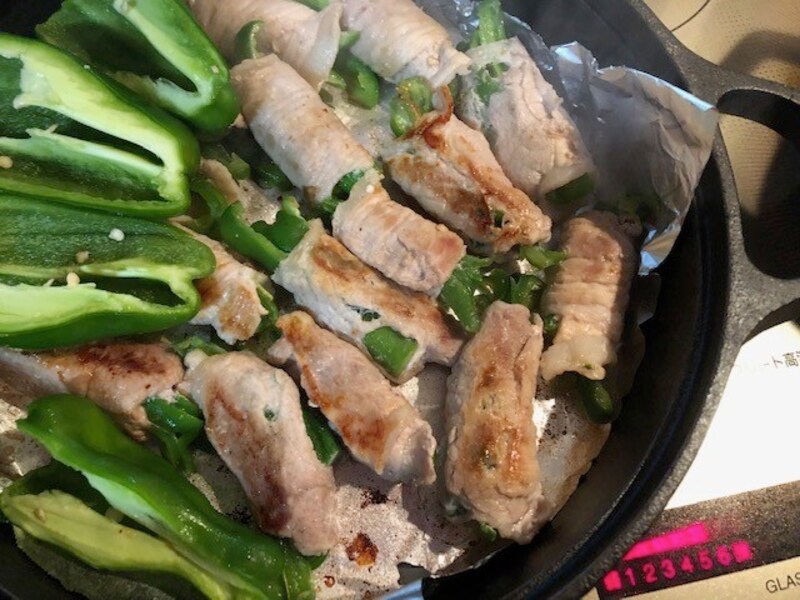 片面が焼けてひっくりかえすときも、とってもスムーズ。