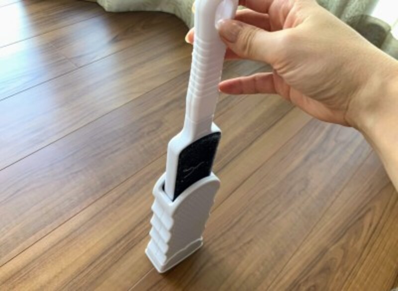 使用後は付属のケースに入れるとホコリがとれる！