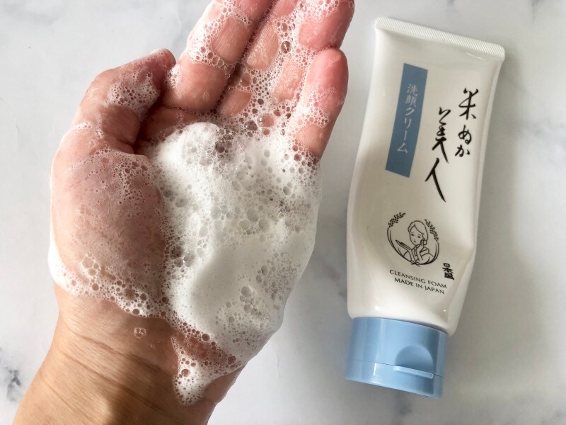 日本盛,米ぬか美人,洗顔クリーム,洗顔料,日本酒,米ぬか,ハト麦,豆乳