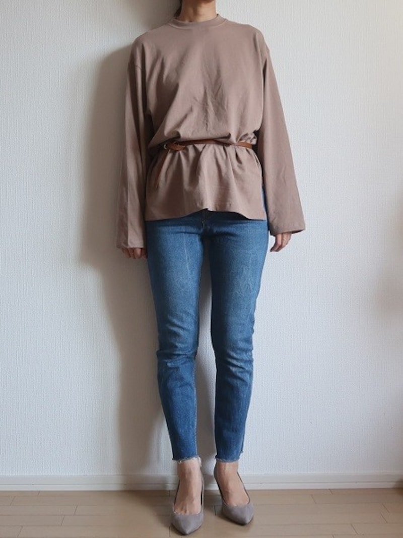 パンツはもちろんスカートと合わせたい時にウエストマークは便利