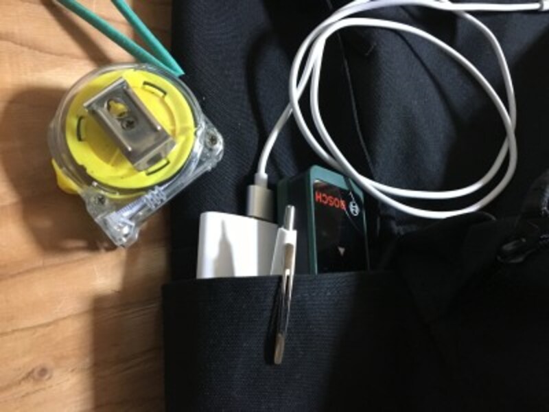 サイドポケット。無印良品リュック