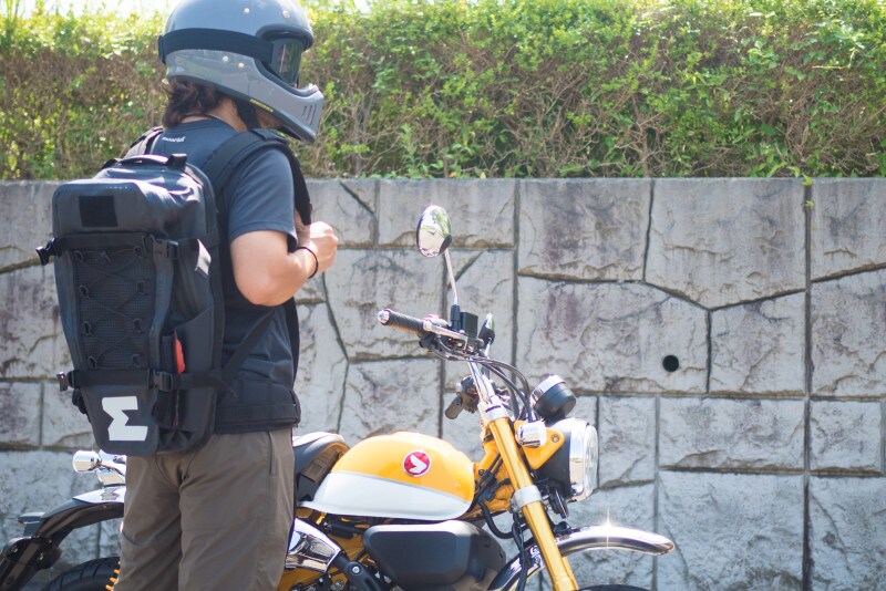 15Lと25Lを選択可能。今回撮影で使っているのは25Lです。