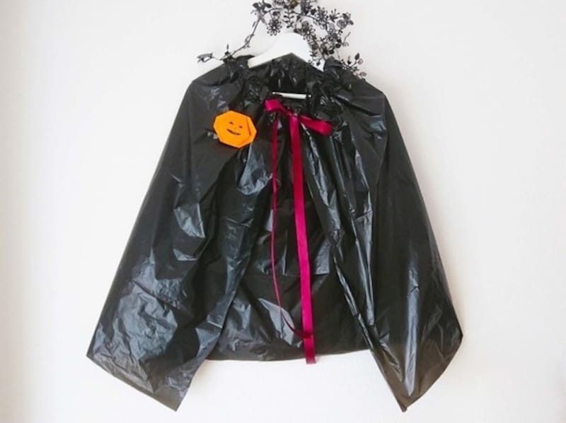 ハロウィン帽子 魔女帽子 かぼちゃ帽子の手作りとセットでハロウィンマントも