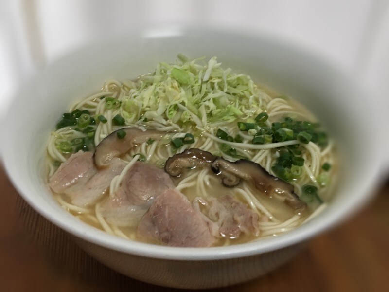 こむらさき鹿児島ラーメンをつくってみた