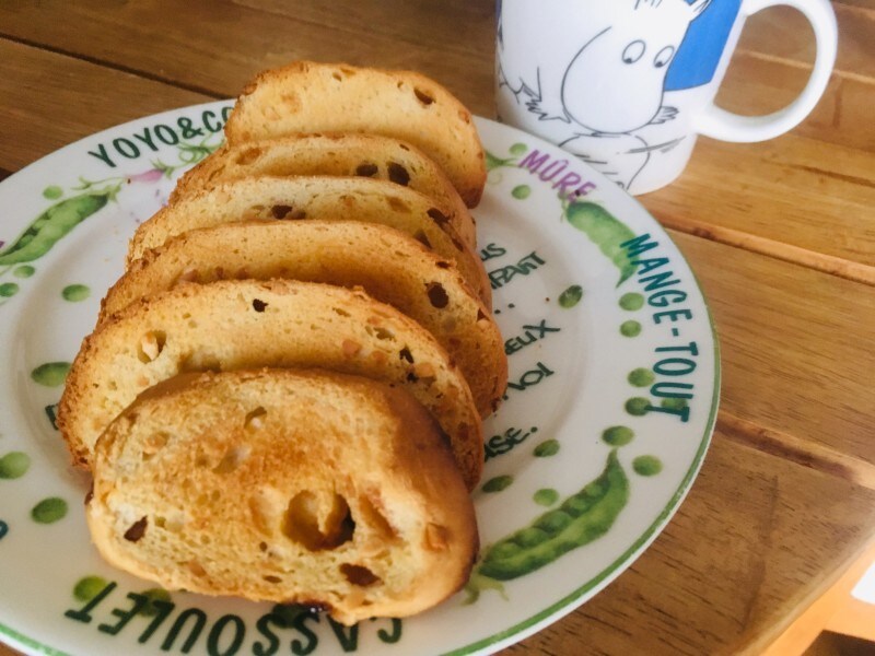 アーモンドキャラメルをトースト