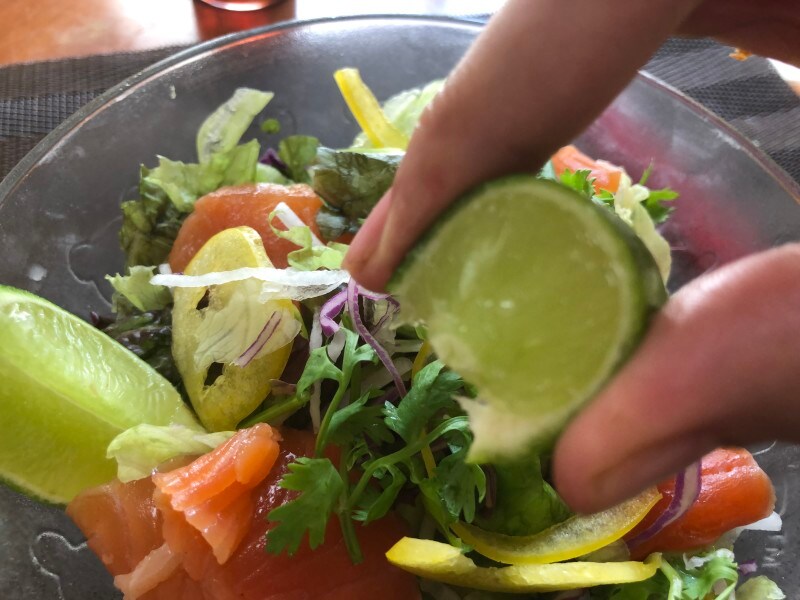 わりにライムを加えて。それだけでさらにアジアン！