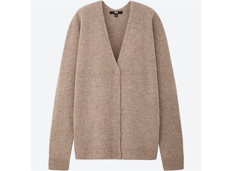 ユニクロ 3Dプレミアムラムコクーンカーディガン 3990円(税抜)