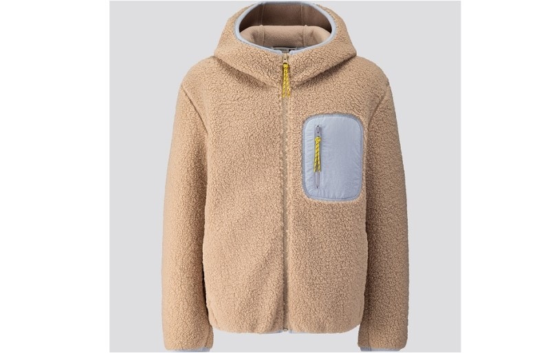 ボアフリースフルジップパーカ　4990円（税抜）