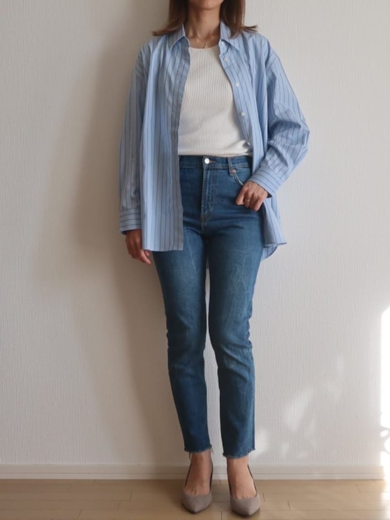 バサッと羽織ってもキマるのは仕立てのいいオーバーサイズだからこそ