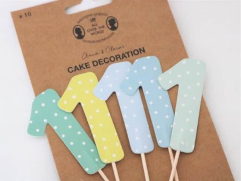 数字の1のケーキトッパー