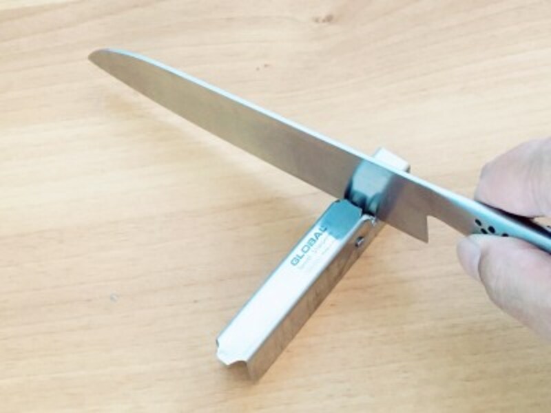 GLOBAL包丁。研ぎ器、シャープナー