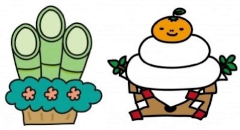 年賀状のイラストにピッタリ！縁起物の無料イラスト