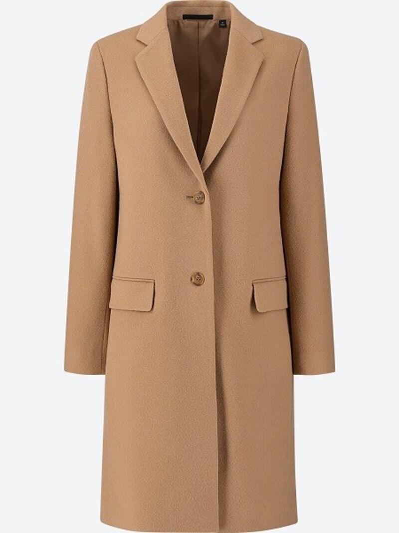 ユニクロ ウールカシミヤチェスターコート 14990円(税抜)