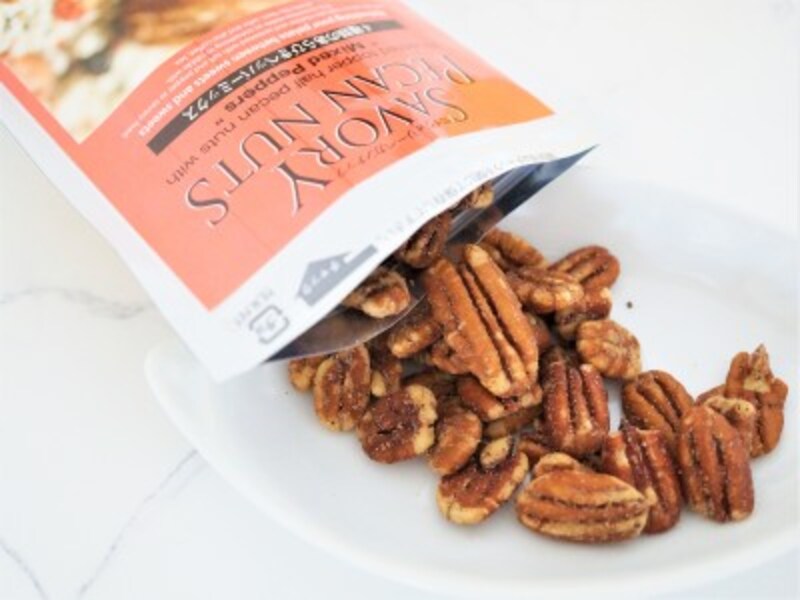 お取り寄せおつまみにおススメの塩気のあるペカンナッツ