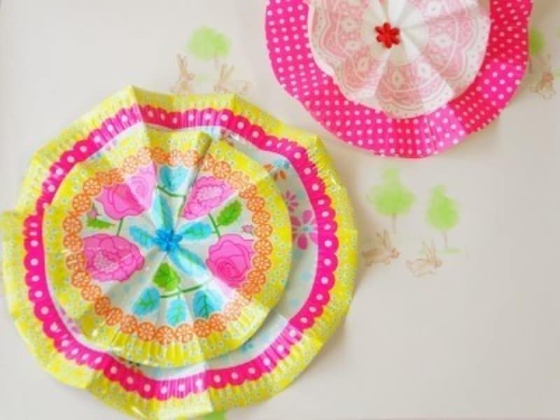 ペーパーファンを紙皿工作・製作！