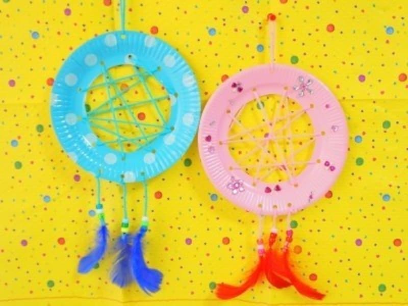 ドリームキャッチャーを紙皿工作・製作！