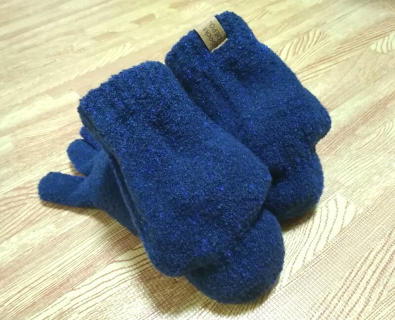 足首のところは、安定しやすいようにつくられています