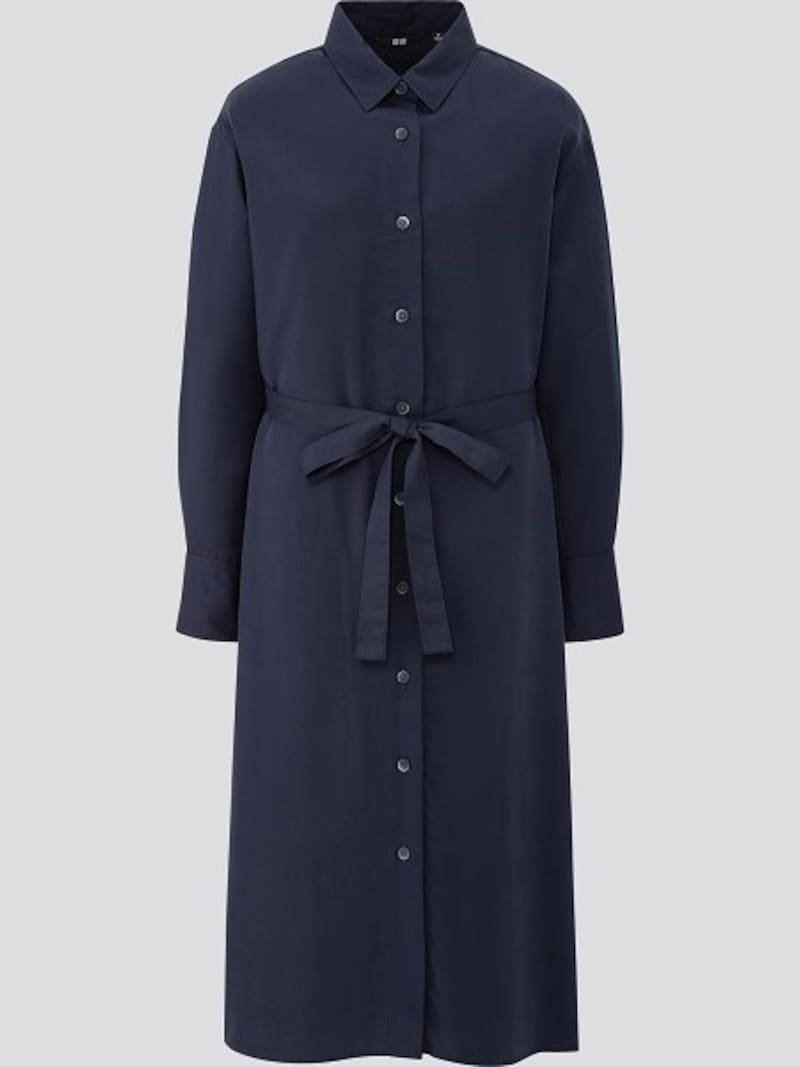 ユニクロ シャツワンピース 3990円(税込)