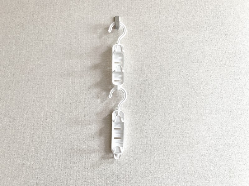 フック同士も連結できるのもポイント