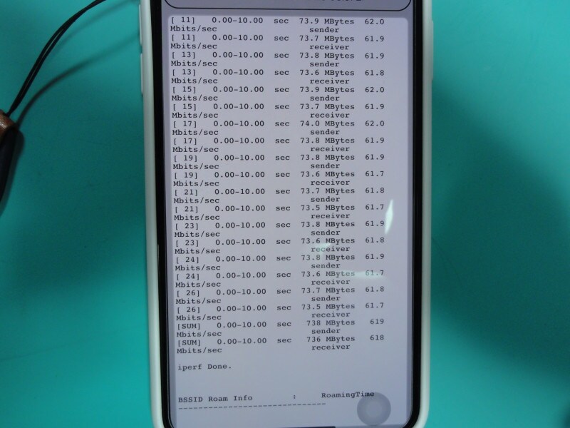 iPhone11での計測結果