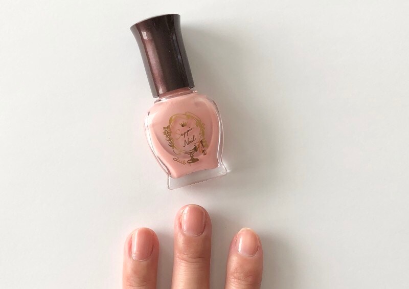 すっぴんケアネイル,ケアネイル,ネイルケア,クラブコスメチックス,ナッティーラテ