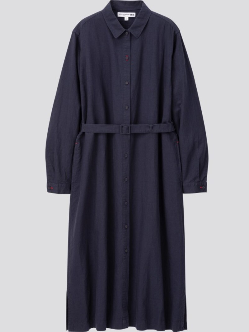 コットンリネンシャツワンピース 4990円(税抜)