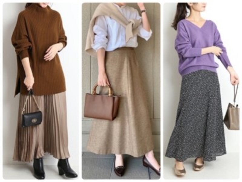 40代以上の大人女性に 春まで確実に着回せる 3大スカート レディースファッション All About