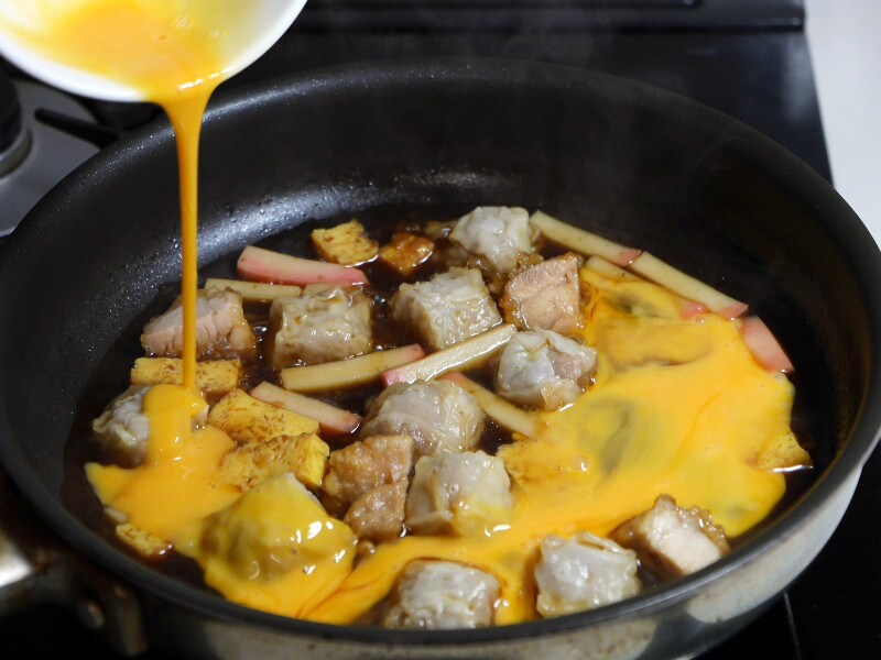 玉子1個分を使用