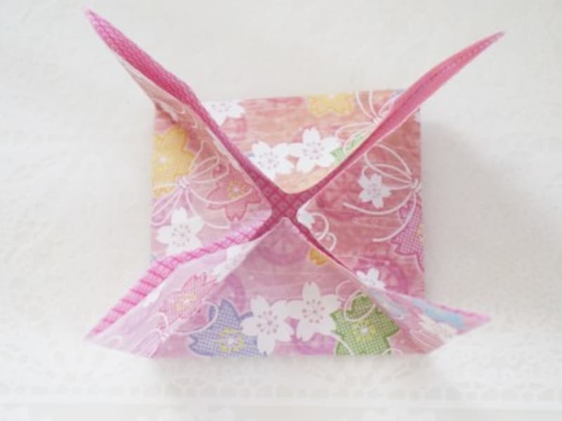 4辺とも同じように角を立たせます。