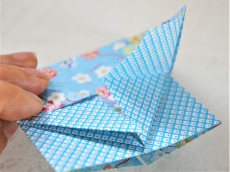 角がなくなり形が三角になりました。