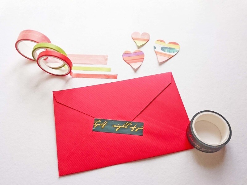 工作に使ったり封筒に貼ったり!用途はたくさんあるダイソーのマスキングテープ