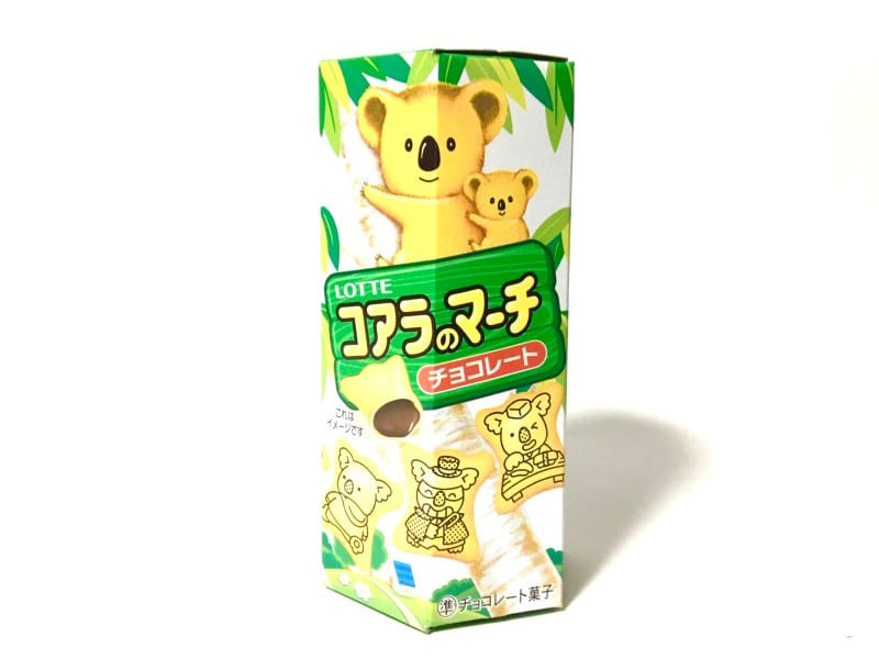 コアラのマーチ。パッケージ