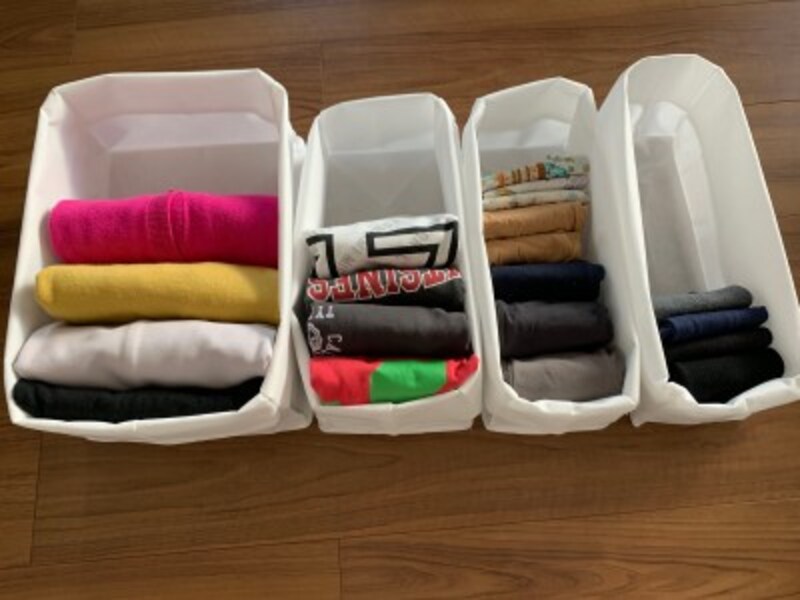 写真左側から幅22cm、幅15cm、幅12cm、幅9cm。