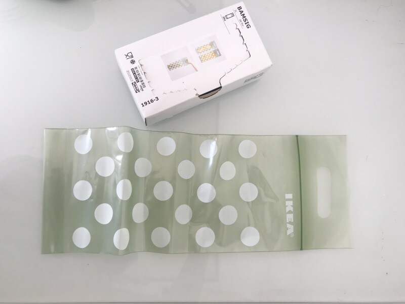 IKEAのフリーザーバッグ