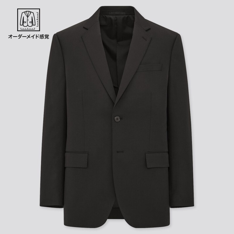 ストレッチウールジャケットとストレッチウールパンツのセットアップ