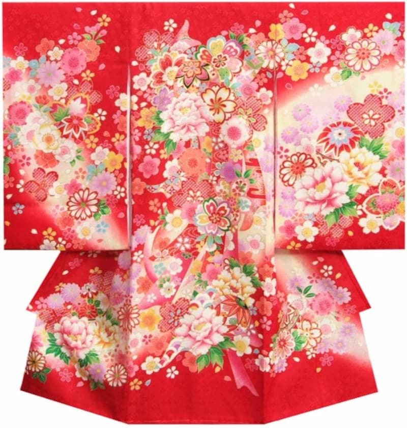 女の子 お宮参り 服装、祝い着 着物