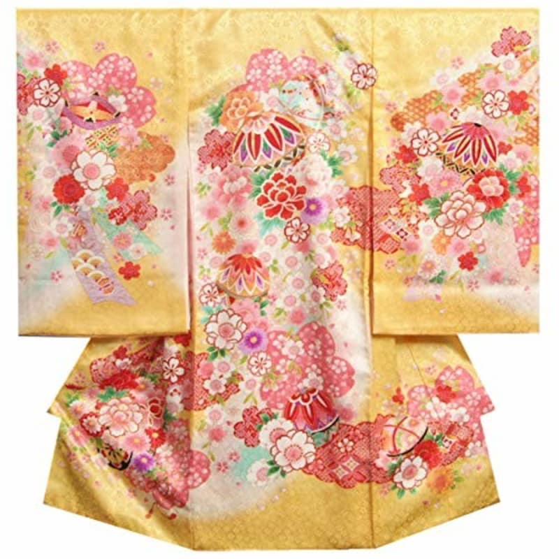女の子 お宮参り 服装、祝い着 着物