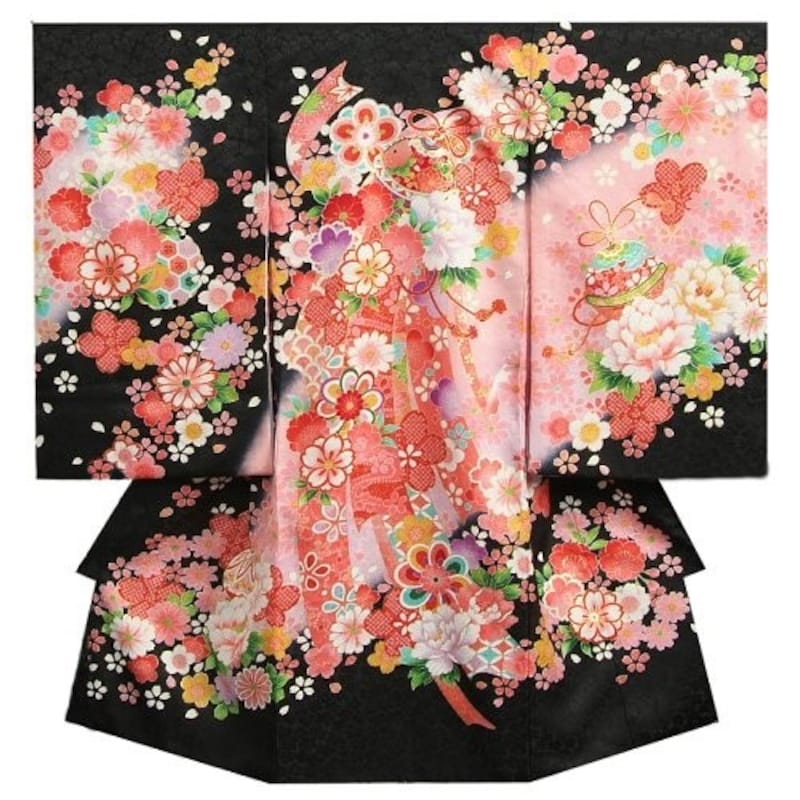 女の子 お宮参り 服装、祝い着 着物