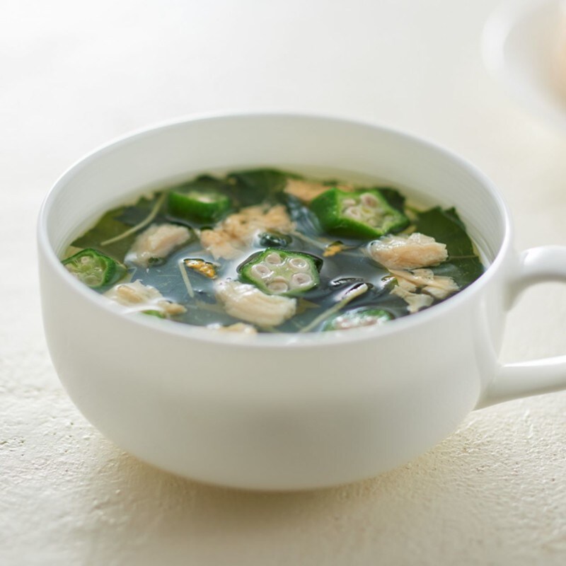 無印良品の「食べるスープ オクラ入りねばねば野菜のスープ」
