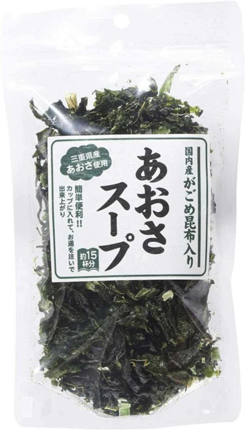 マツキクフーズの「あおさスープ」