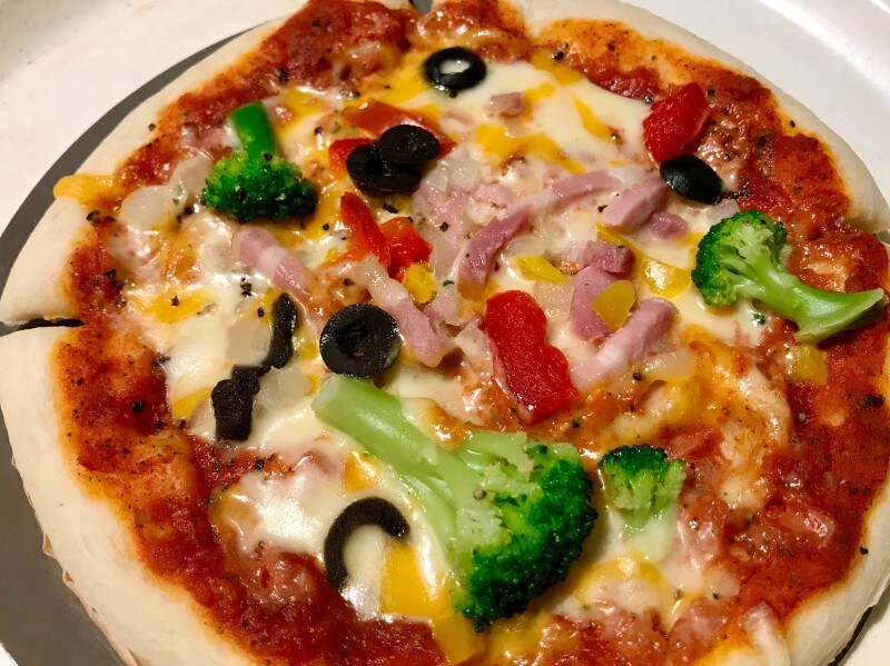 ごろっと大きめのブロッコリーが食べ応え◎