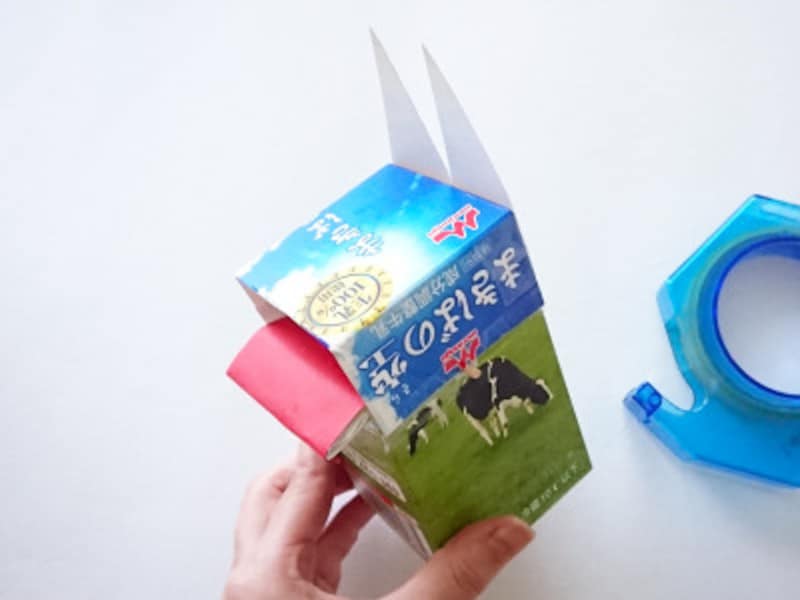 びっくり貯金箱の作り方 オオカミと赤ずきんちゃんのしかけ貯金箱 工作 自由研究 All About