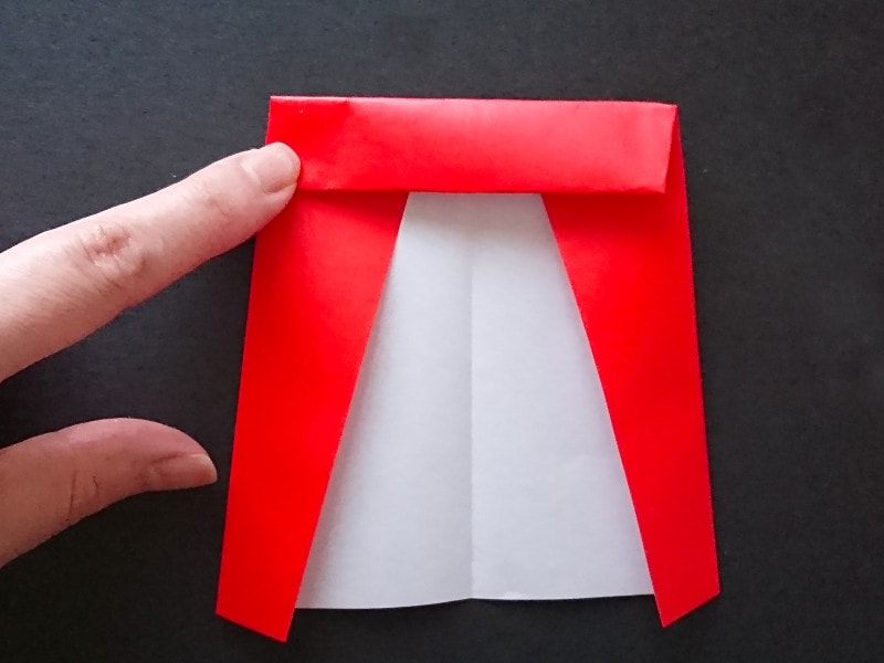 赤ずきんの折り方