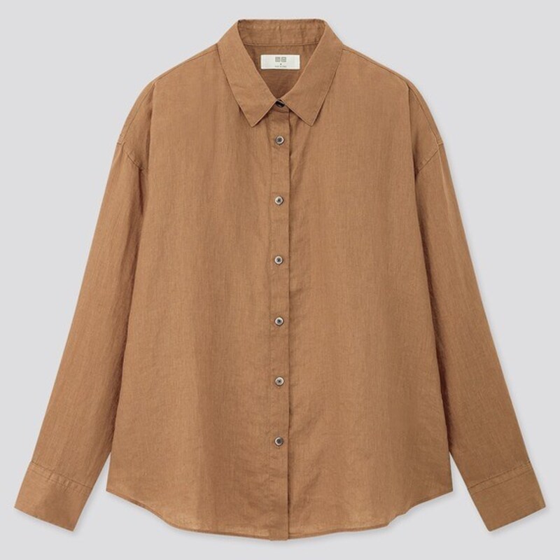 ユニクロ「プレミアムリネンシャツ(長袖)」