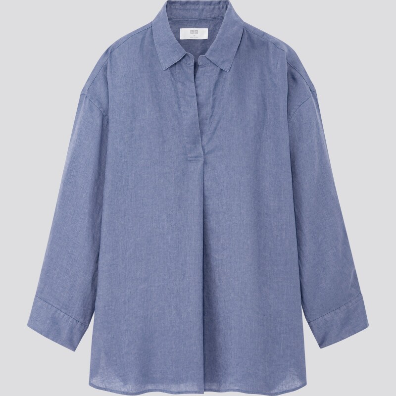 ユニクロ「プレミアムリネンシャツ(長袖)」