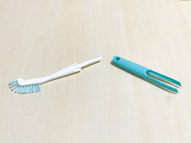 キッチン便利グッズダイソーのブラシ